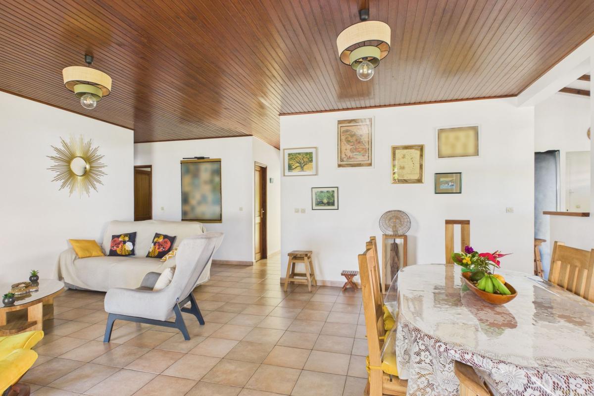 Location villa 3 chambres martinique - salon vue intérieur